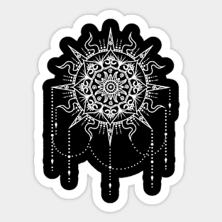 Sun Mandala Shirt Sticker